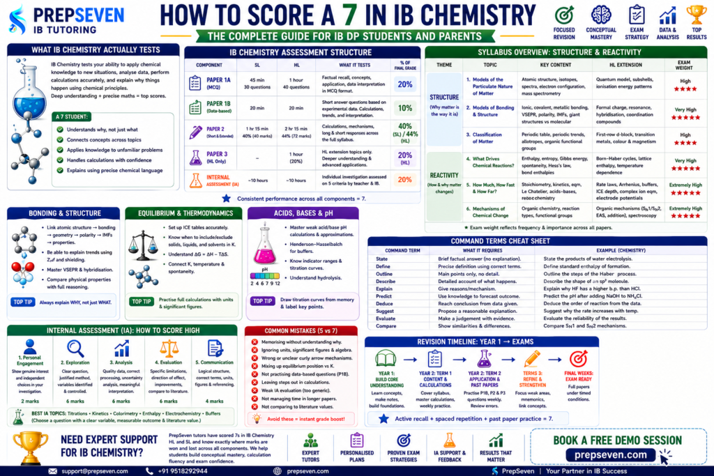 HOW TO SCORE A 7 IN IB CHEMISTRY