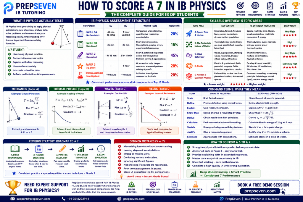 HOW TO SCORE A 7 IN IB PHYSICS