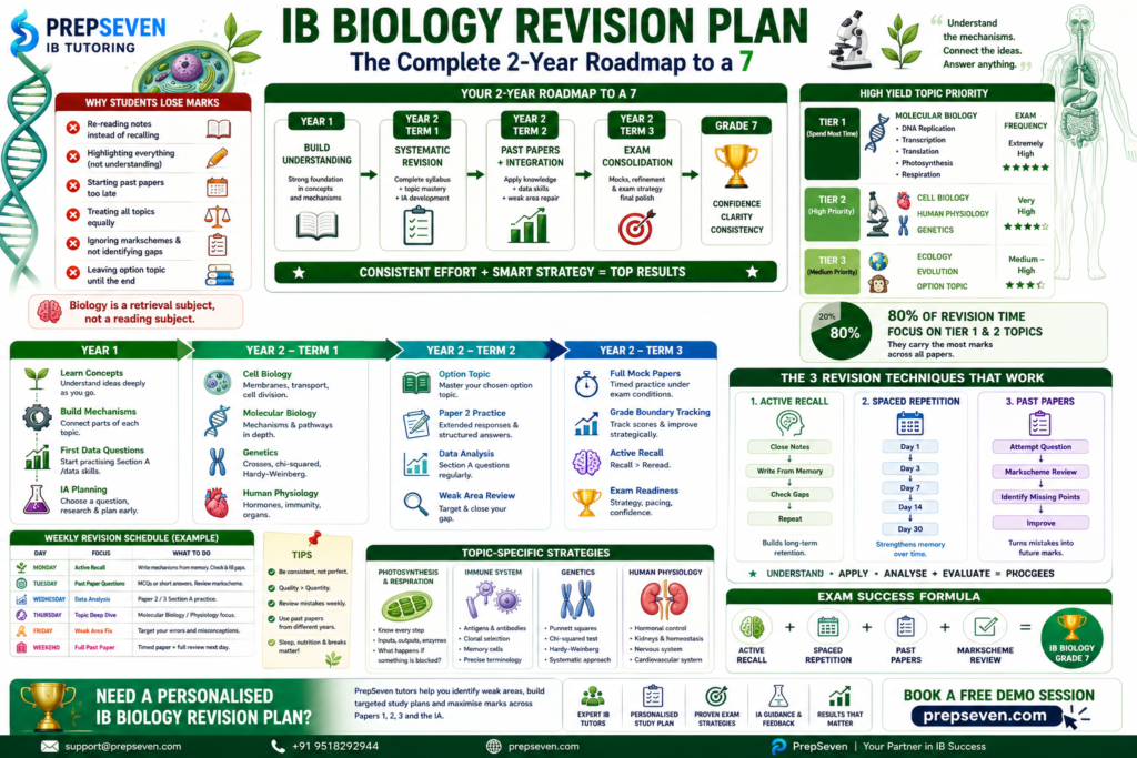 IB BIOLOGY REVISION PLAN
