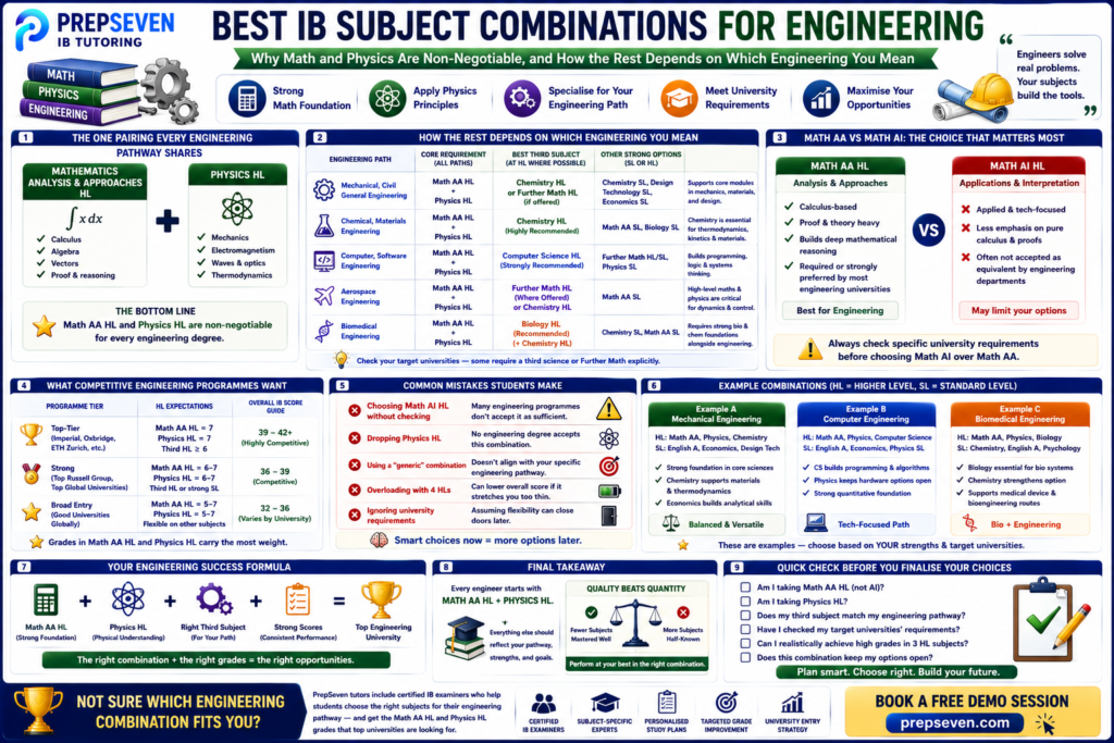 BEST IB SUBJECT COMBINATIONS FOR ENGINEERING