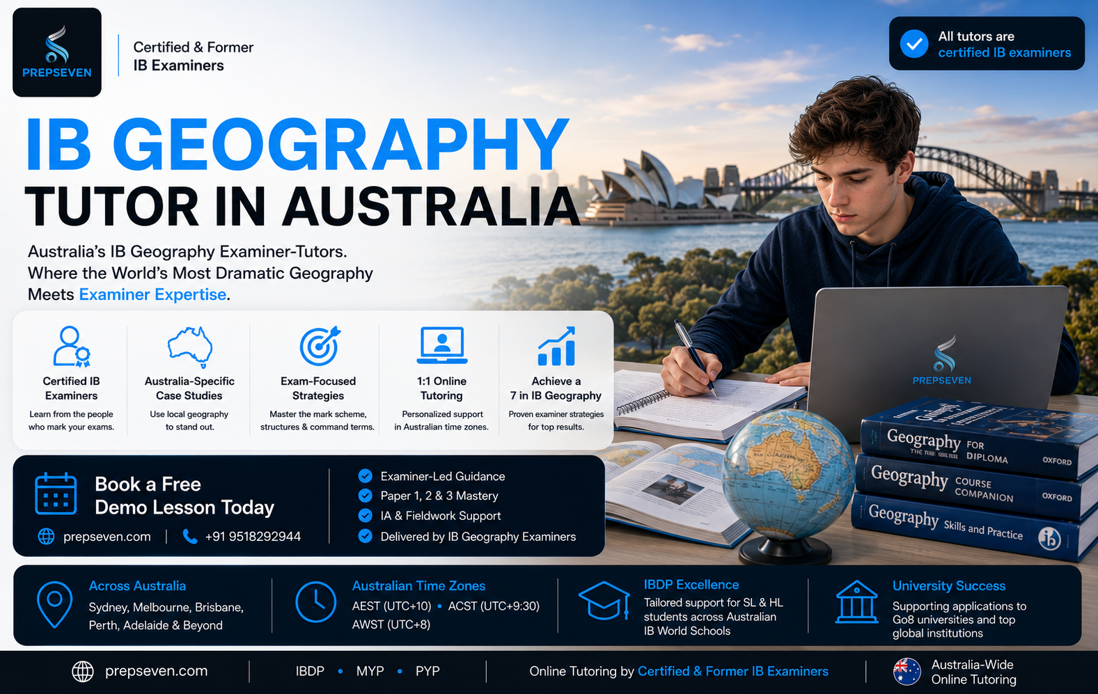 Australia IB Geography Examiner-Tutors. Where the World Most Dramatic Geography Meets Examiner Expertise