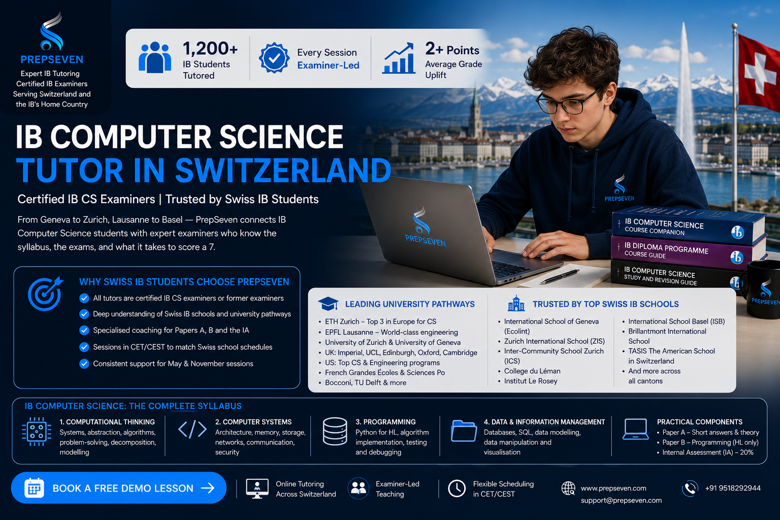 IB Computer Science Tutor in Switzerland
