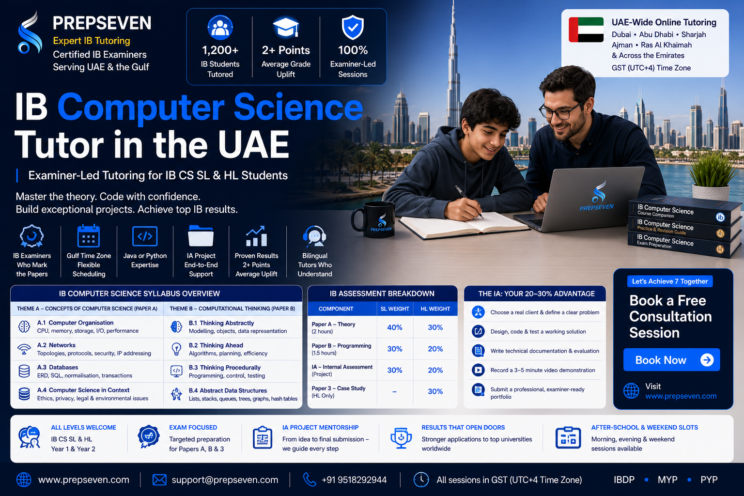 IB Computer Science Tutor in the UAE