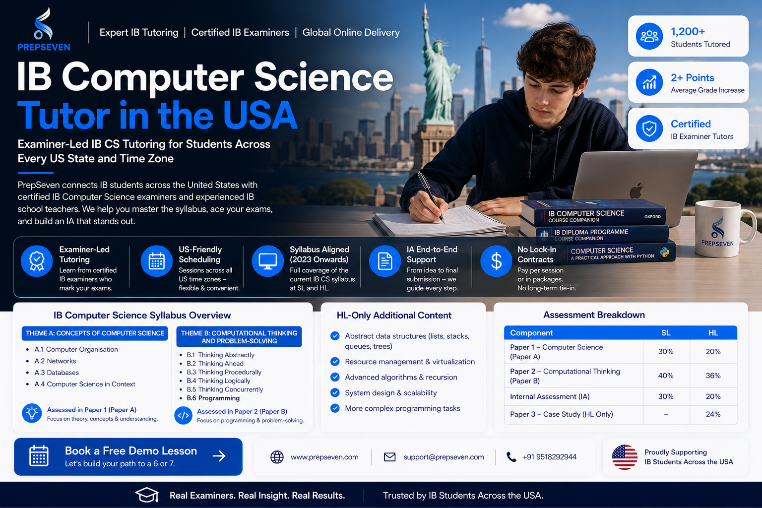IB Computer Science Tutor in the USA
