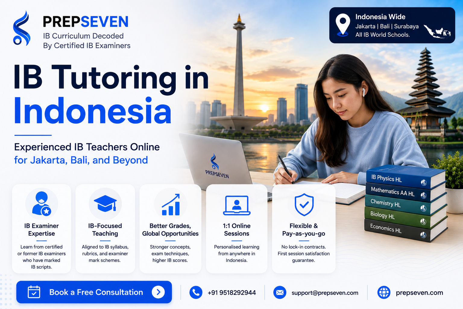 IB Tutoring in Indonesia Experienced IB Teachers Online for Jakarta, Bali, and Beyond