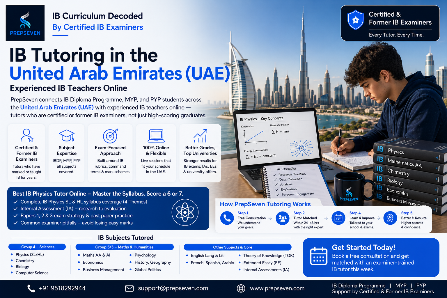 IB Tutoring in the United Arab Emirates (UAE) — Experienced IB Teachers Online