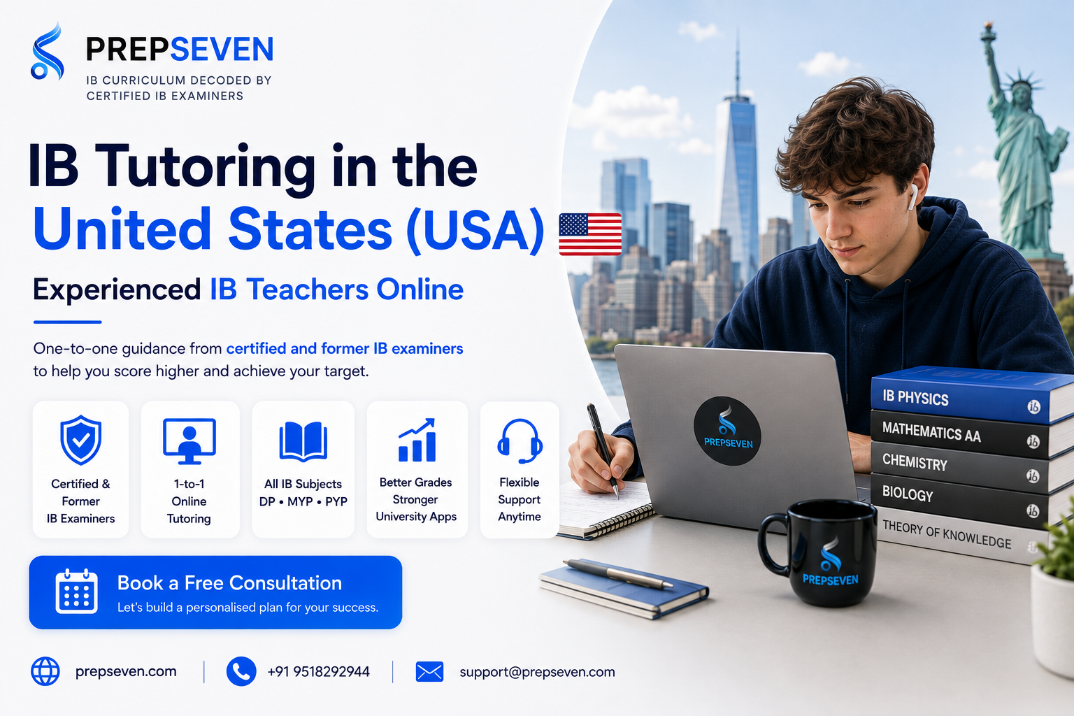 IB Tutoring in the United States (USA) — Experienced IB Teachers Online