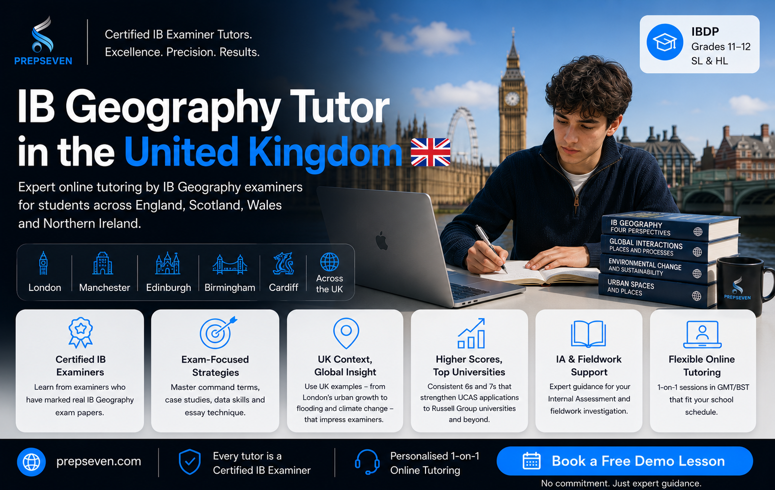 The UK Premier IB Geography Examiner-Tutors. Where IB Was Born. Where Exam Standards Are Set