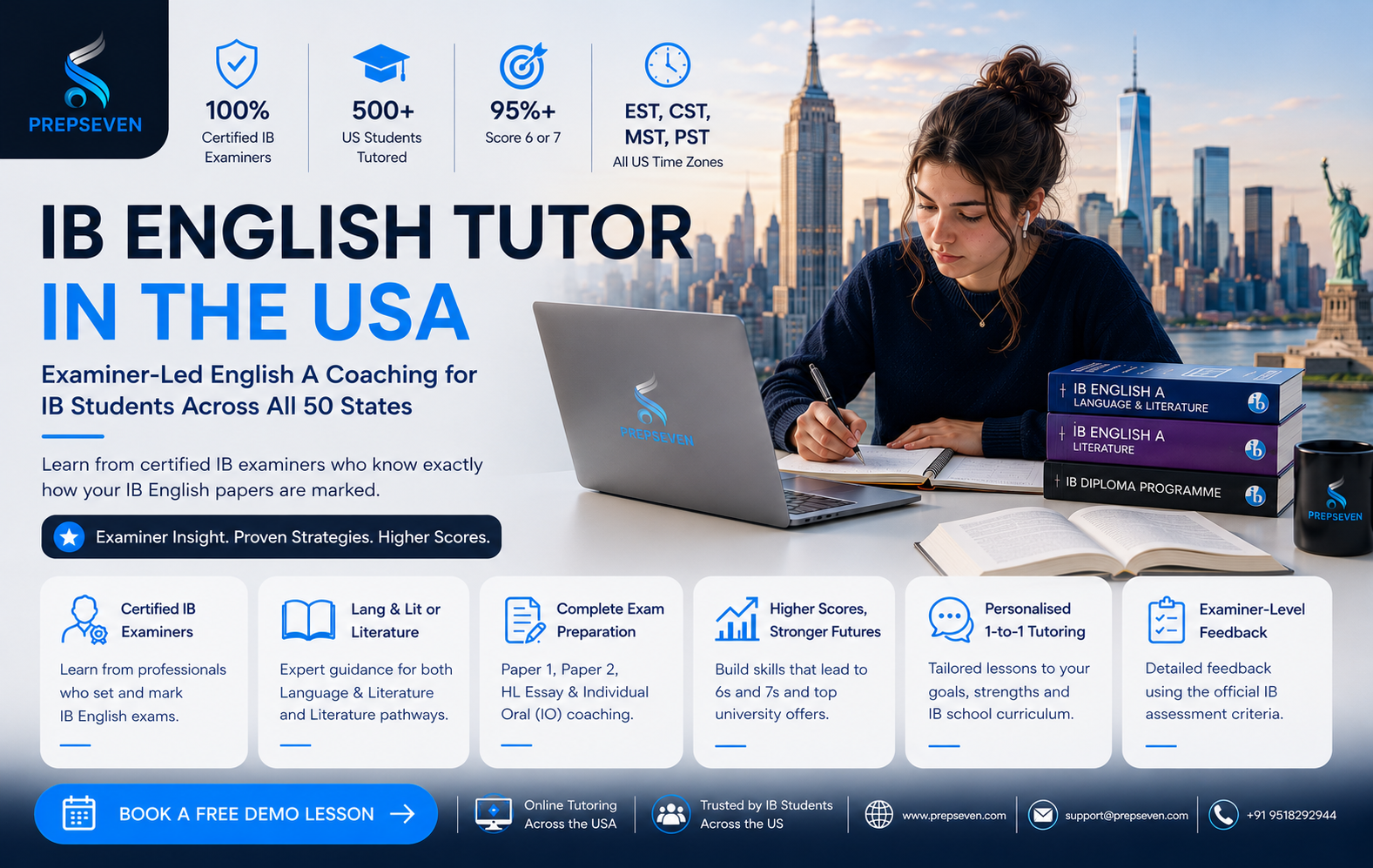 Why PrepSeven Is the #1 Choice for IB English Tutoring in the USA