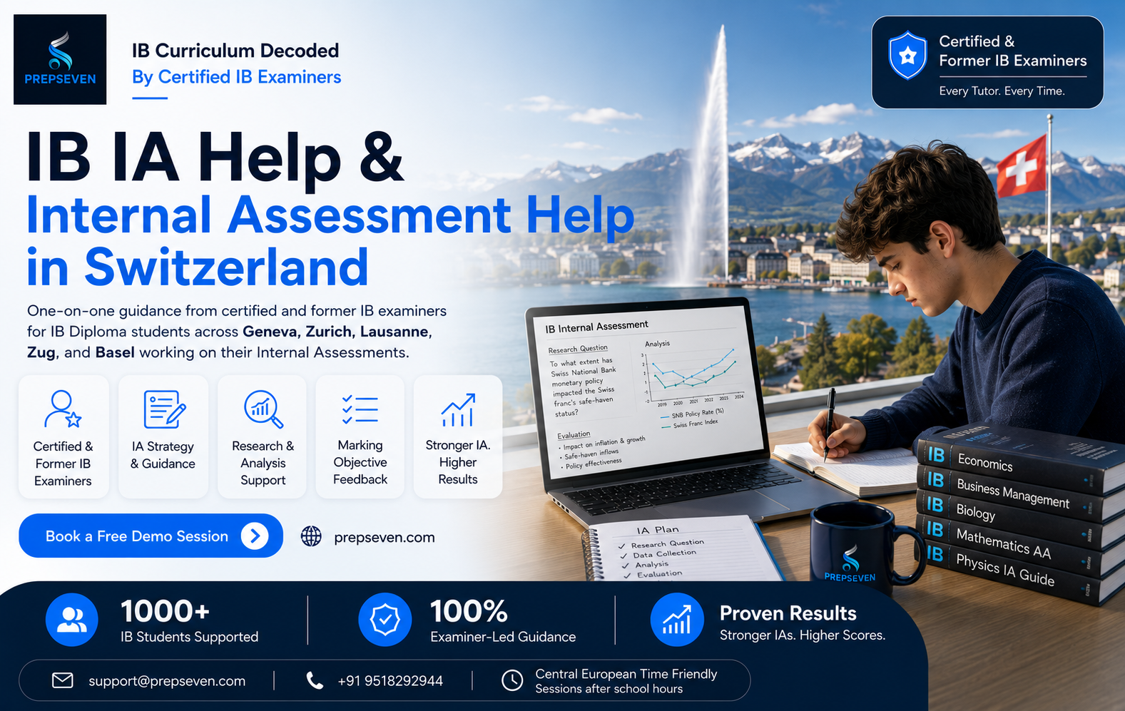 IB IA Help & IB Internal Assessment Help in Switzerland