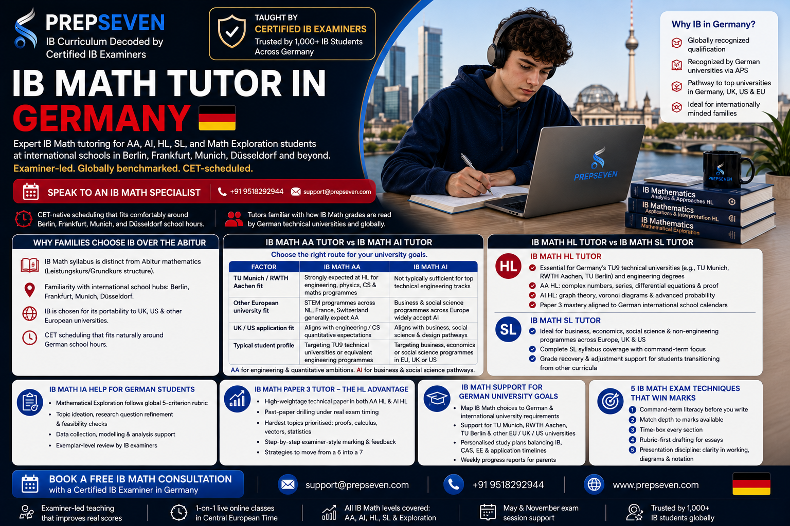 IB Math Tutor in Germany