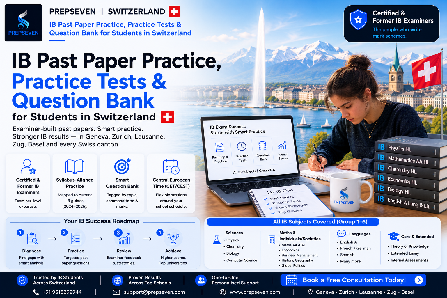 IB Past Paper Practice, Practice Tests & Question Bank for Students in Switzerland