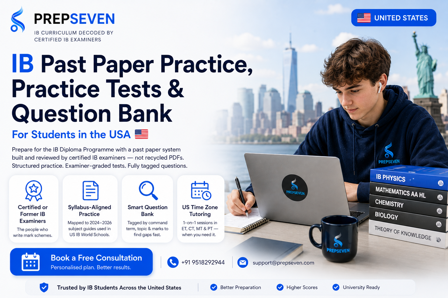 IB Past Paper Practice, Practice Tests & Question Bank for Students in the USA