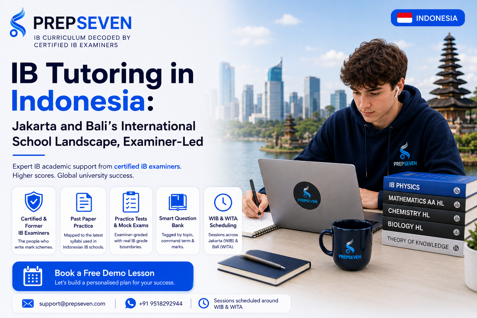 IB Tutoring in Indonesia Jakarta and Bali International School Landscape, Examiner-Led