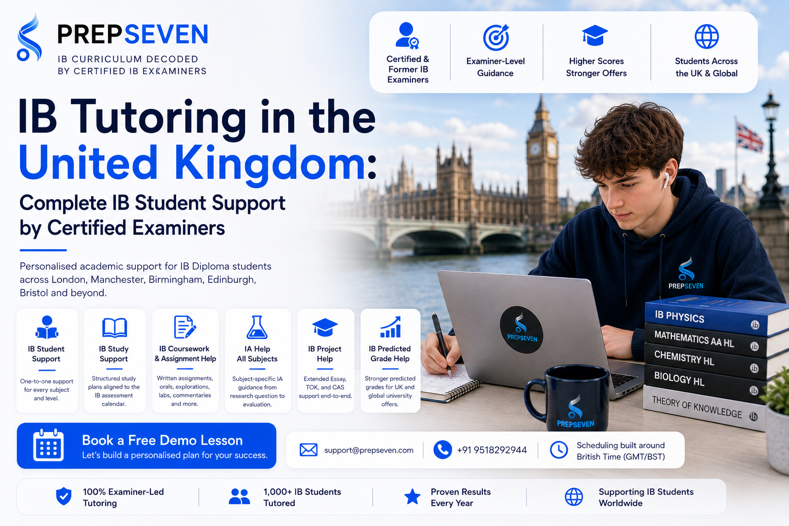 IB Tutoring in the United Kingdom Complete IB Student Support by Certified Examiners