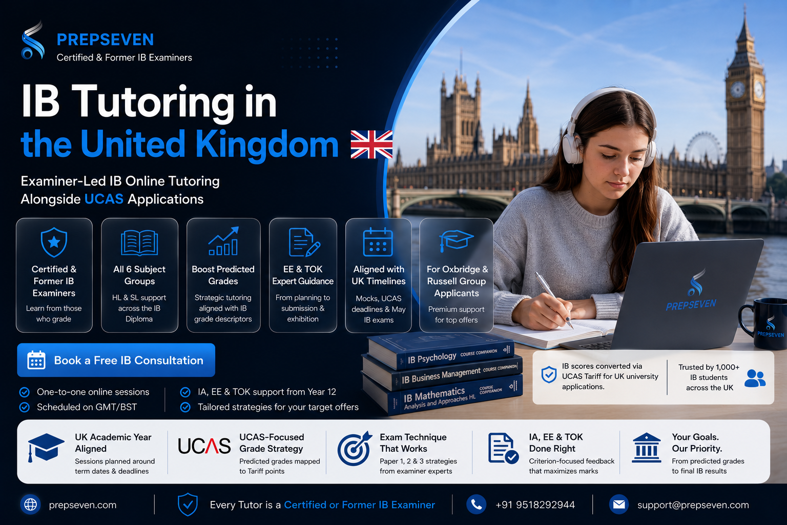 IB Tutors in the UK — Certified Examiners for Oxbridge and Russell Group Applicants